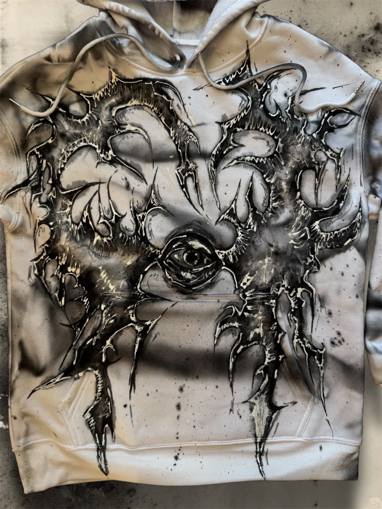 “Hugo” hand painted hoodie