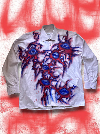 1/1 Painted lilac shirt
