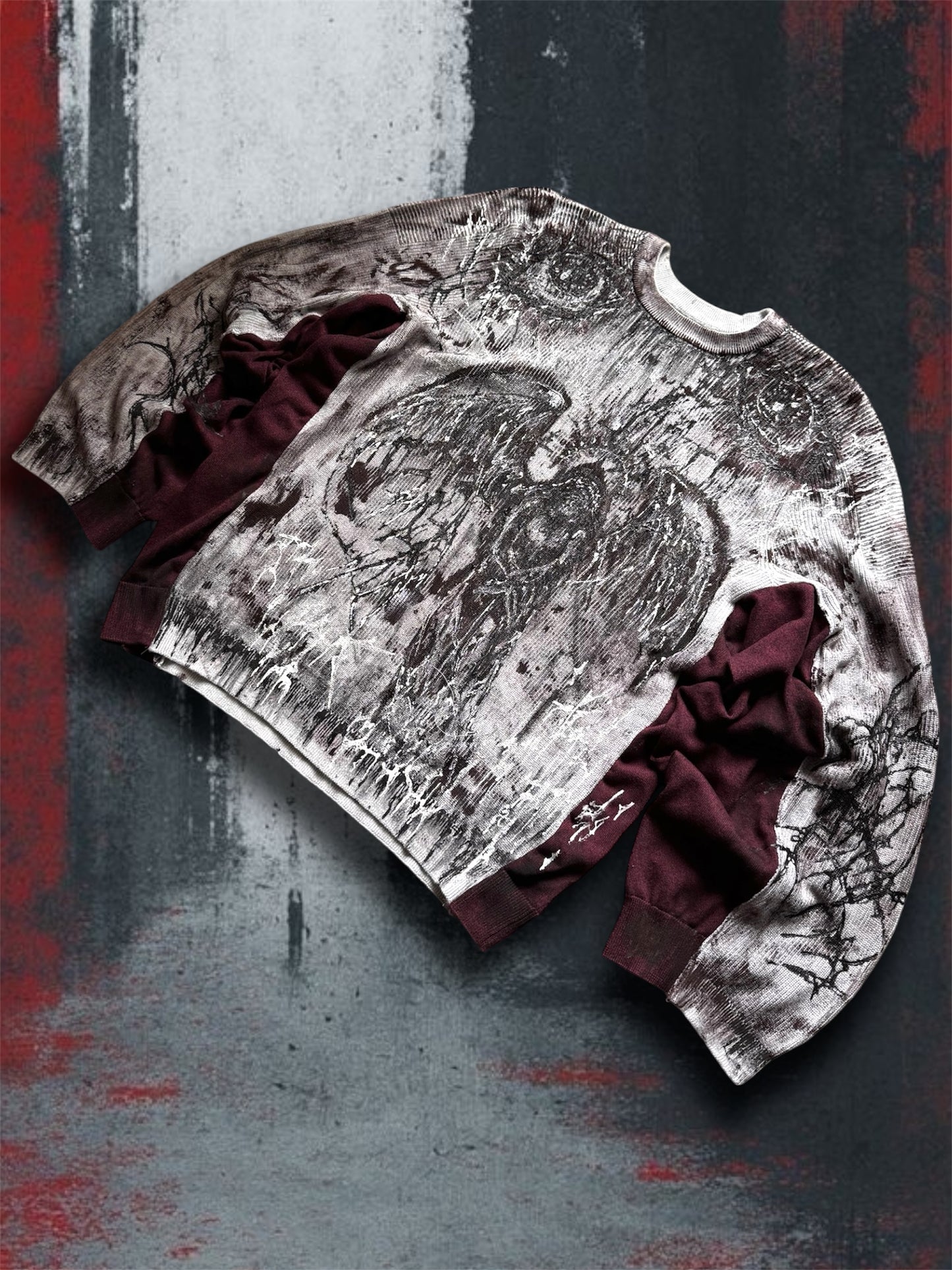 “Angels see” 1/1 sweater
