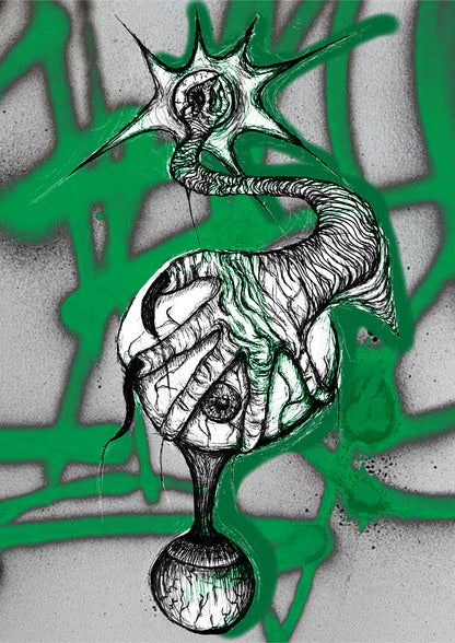 “Eye catching” art print