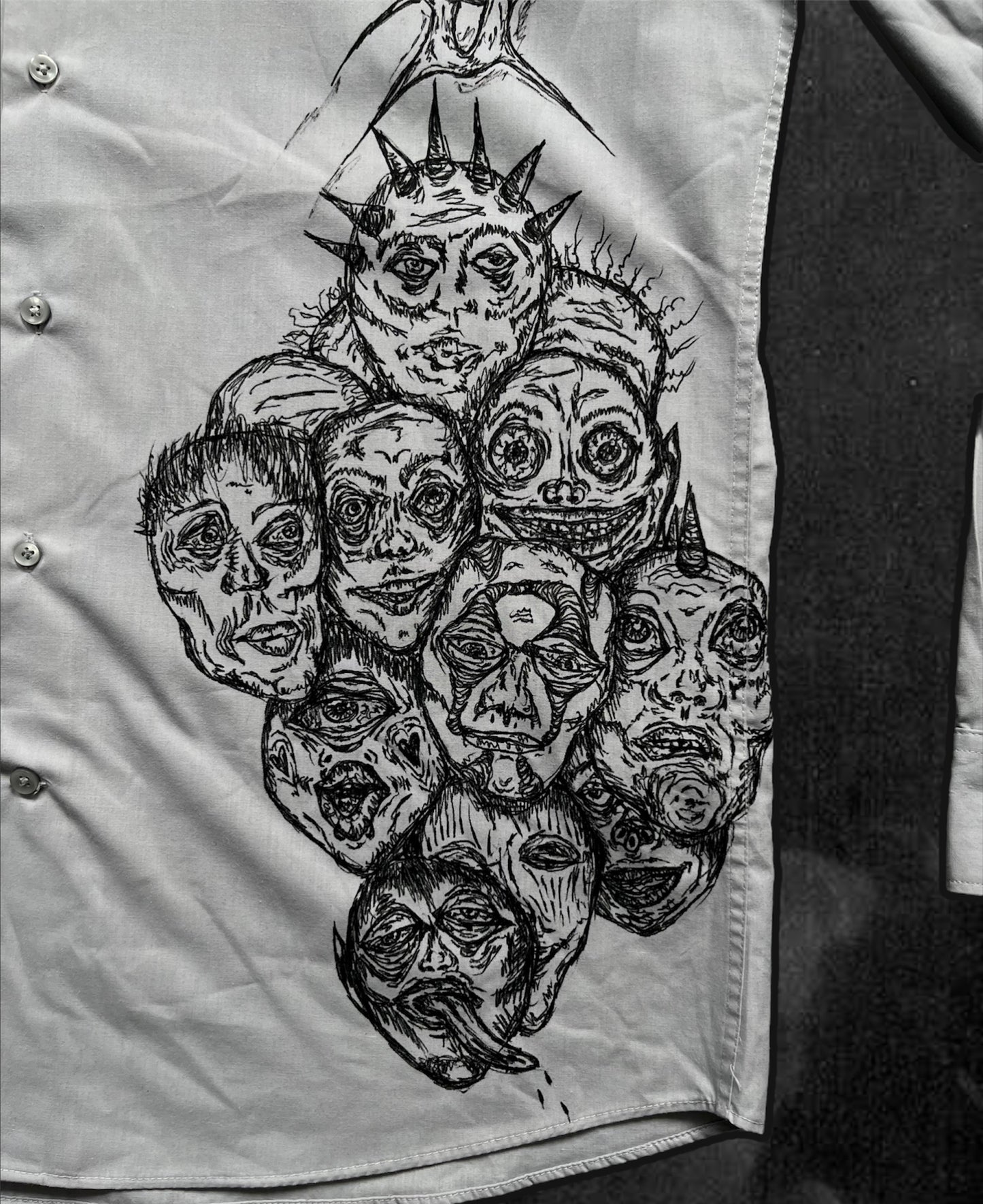 “EATING GOD” punk/alt style shirt
