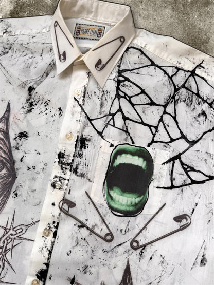 “Alien Bert” upcycled shirt