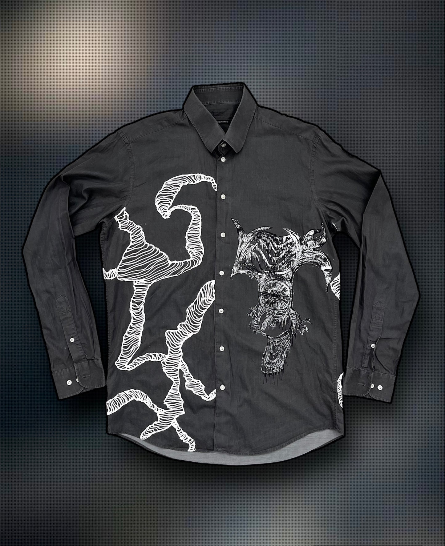 “Squiggles” grey shirt