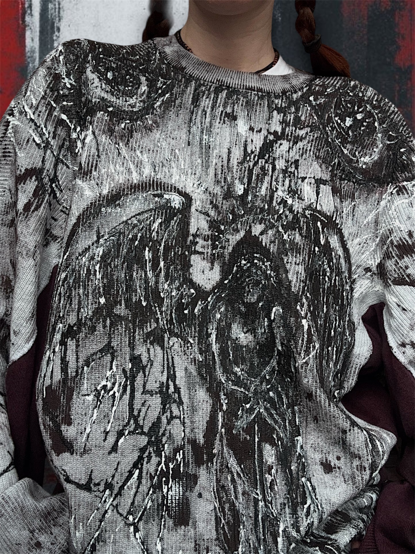 “Angels see” 1/1 sweater