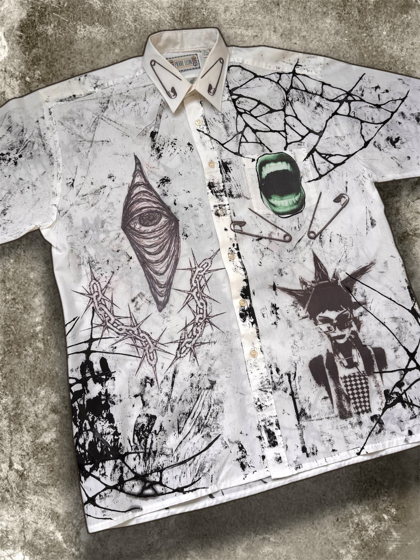 “Alien Bert” upcycled shirt