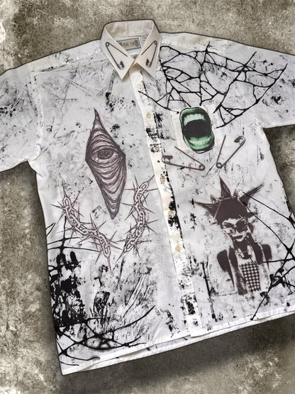 “Alien Bert” upcycled shirt