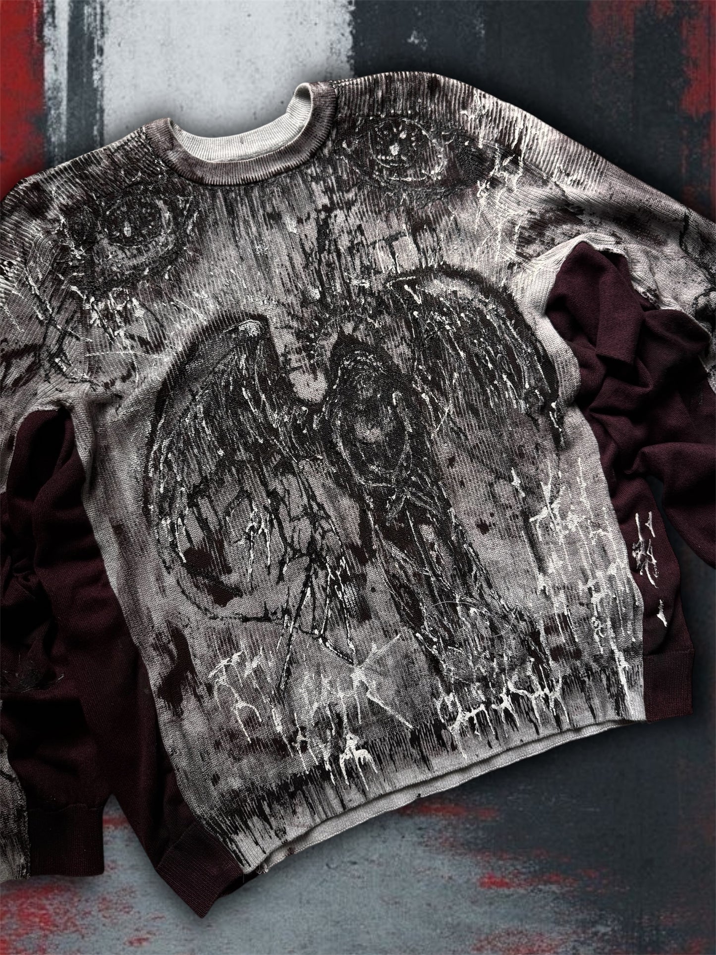 “Angels see” 1/1 sweater