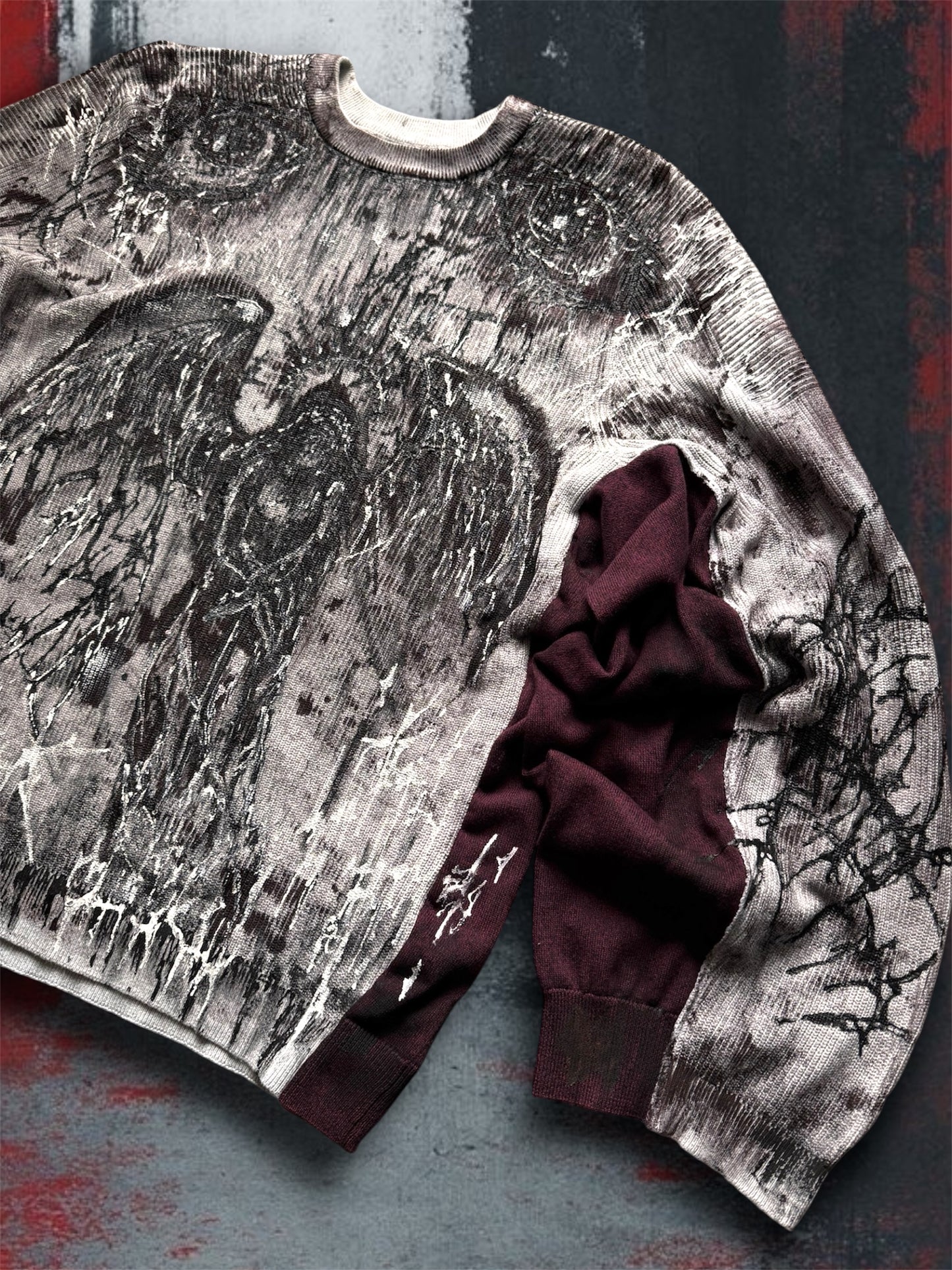 “Angels see” 1/1 sweater