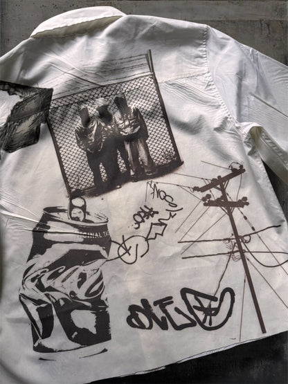 “News” 1/1 white shirt