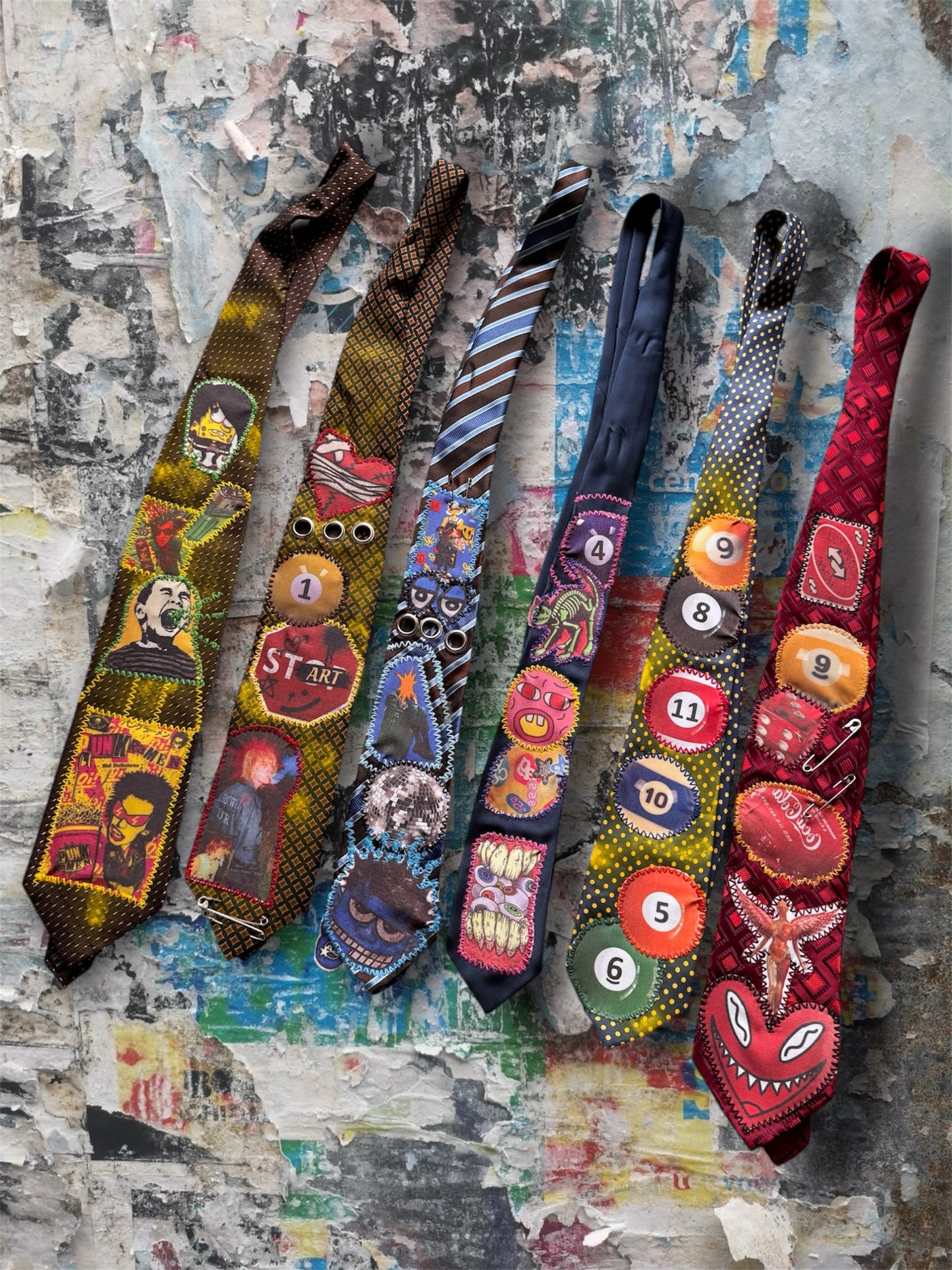 Punk ties 2nd (6x)