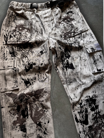 1/1 upcycled white trousers