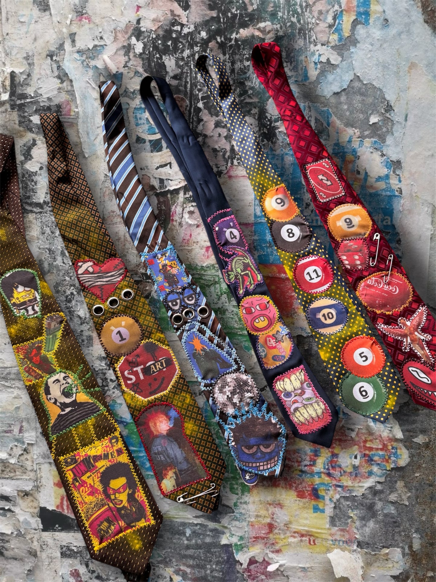 Punk ties 2nd (6x)