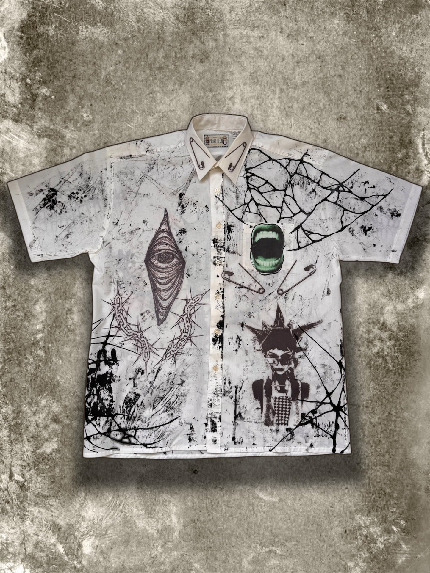 “Alien Bert” upcycled shirt