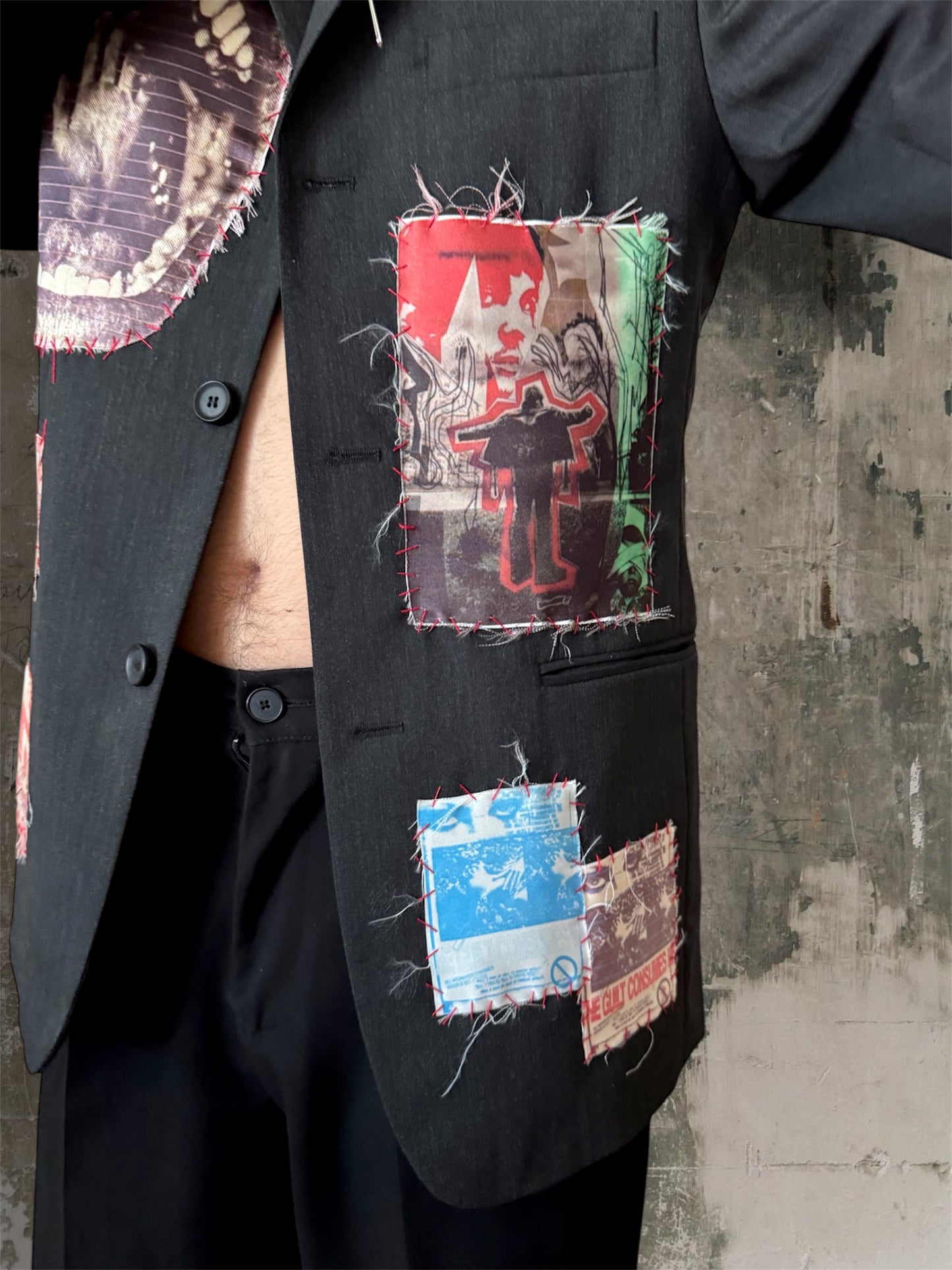 “Mistakes” upcycled blazer