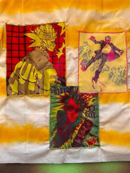 LEILA” Upcycled yellow shirt