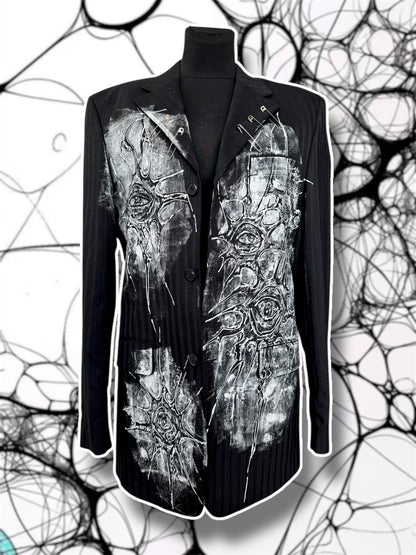 “Angelic” hand painted blazer