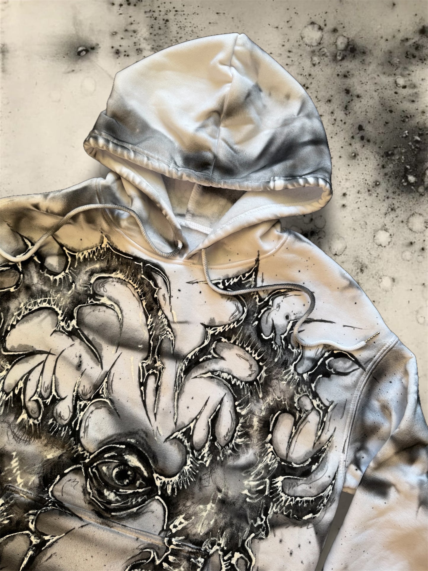 “Hugo” hand painted hoodie