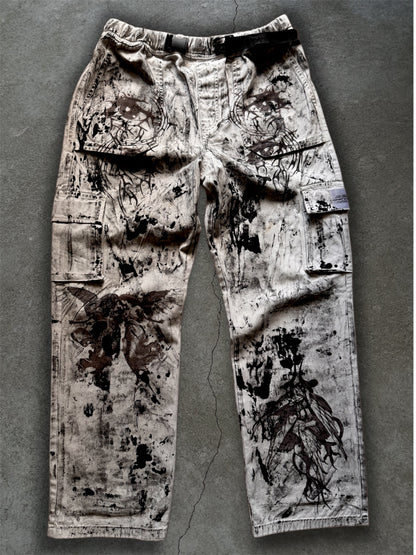 1/1 upcycled white trousers