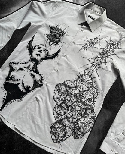 “EATING GOD” punk/alt style shirt