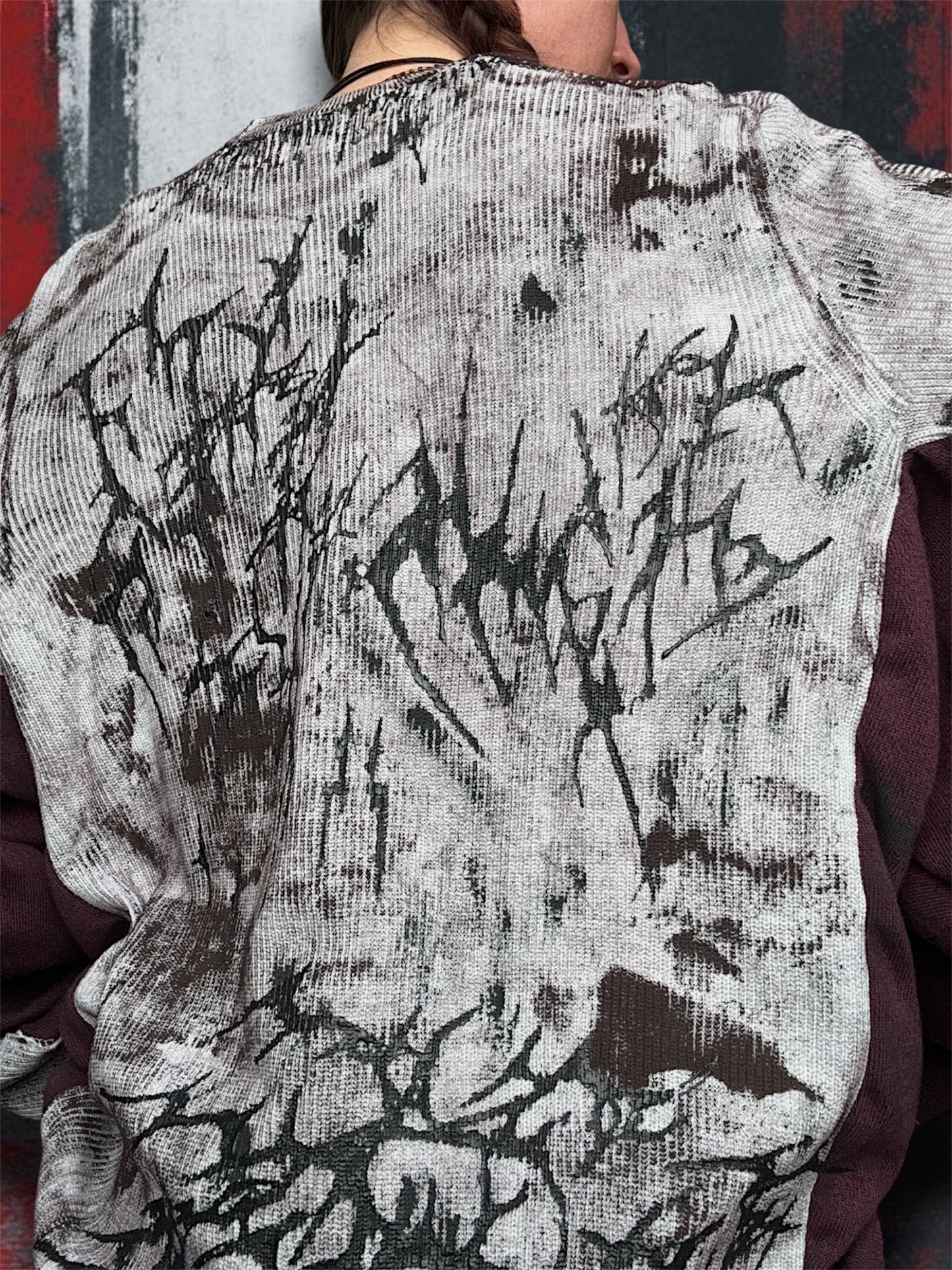 “Angels see” 1/1 sweater