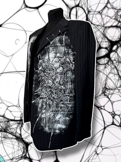 “Angelic” hand painted blazer