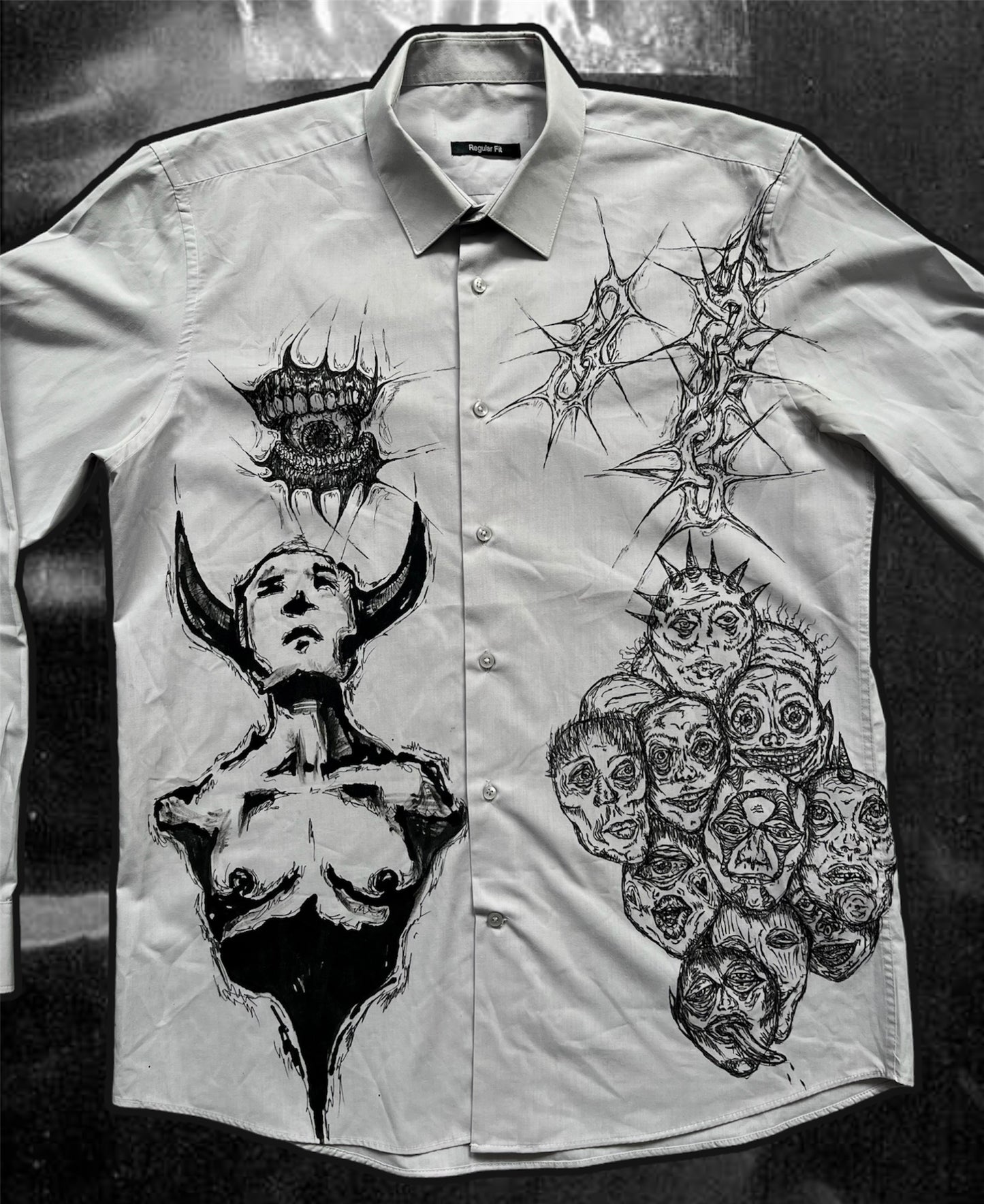 “EATING GOD” punk/alt style shirt
