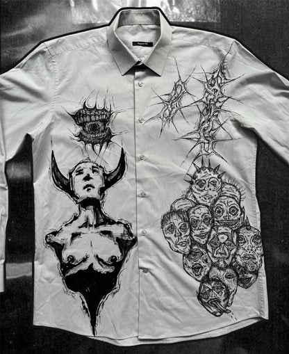“EATING GOD” punk/alt style shirt
