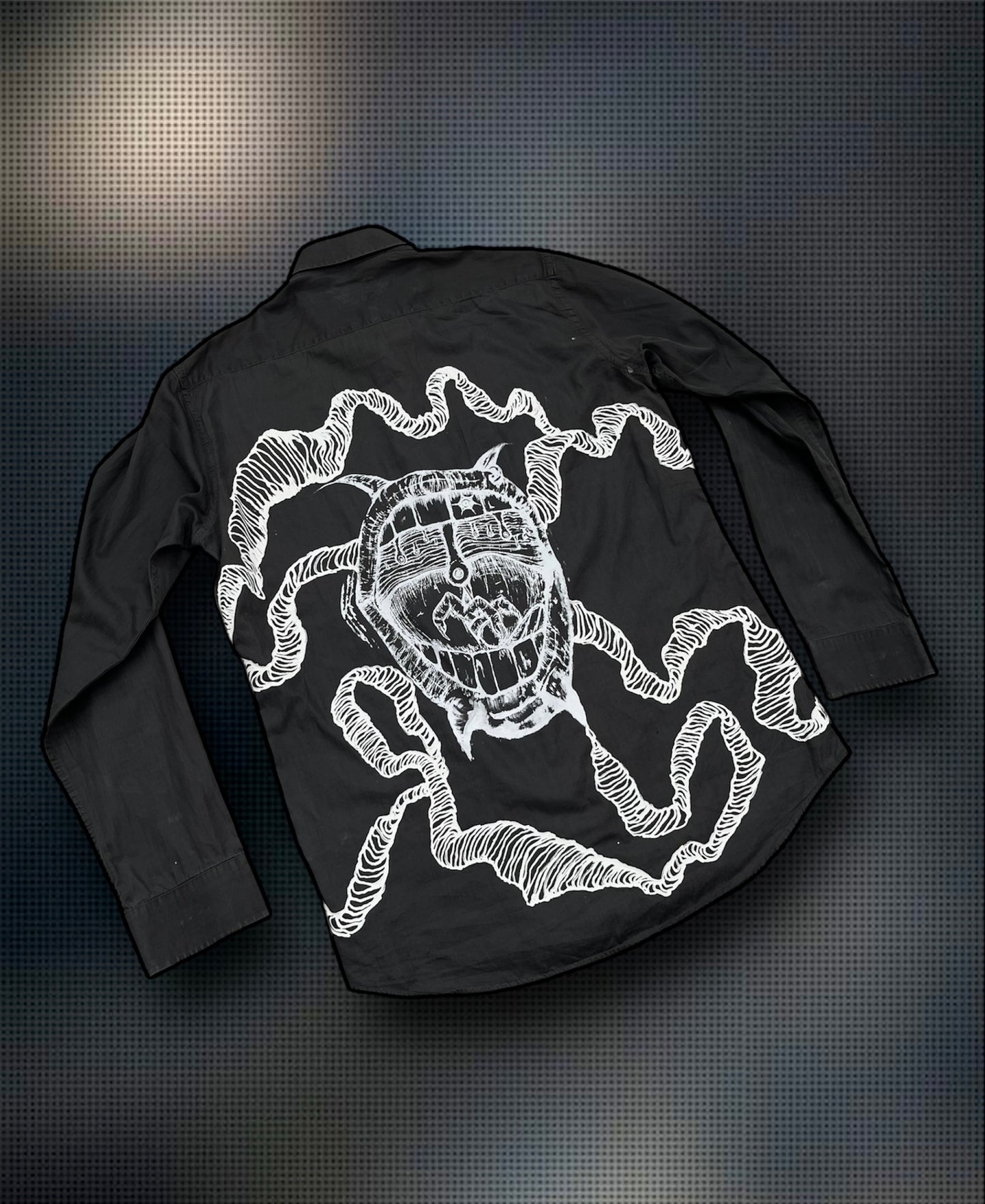 “Squiggles” grey shirt