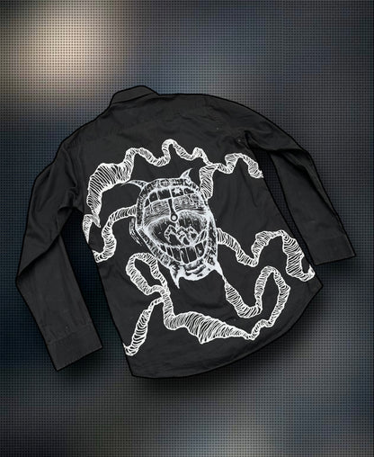 “Squiggles” grey shirt
