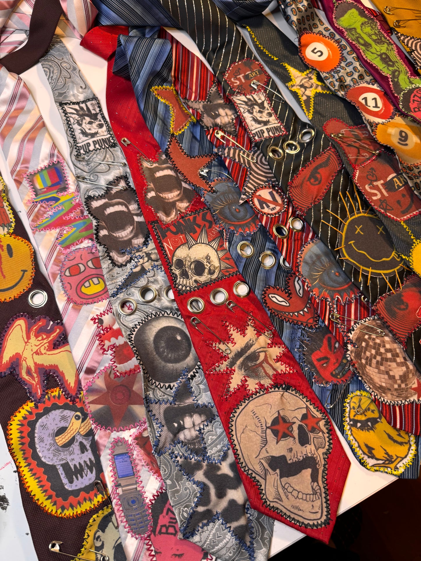 Punk ties 1st (9x)