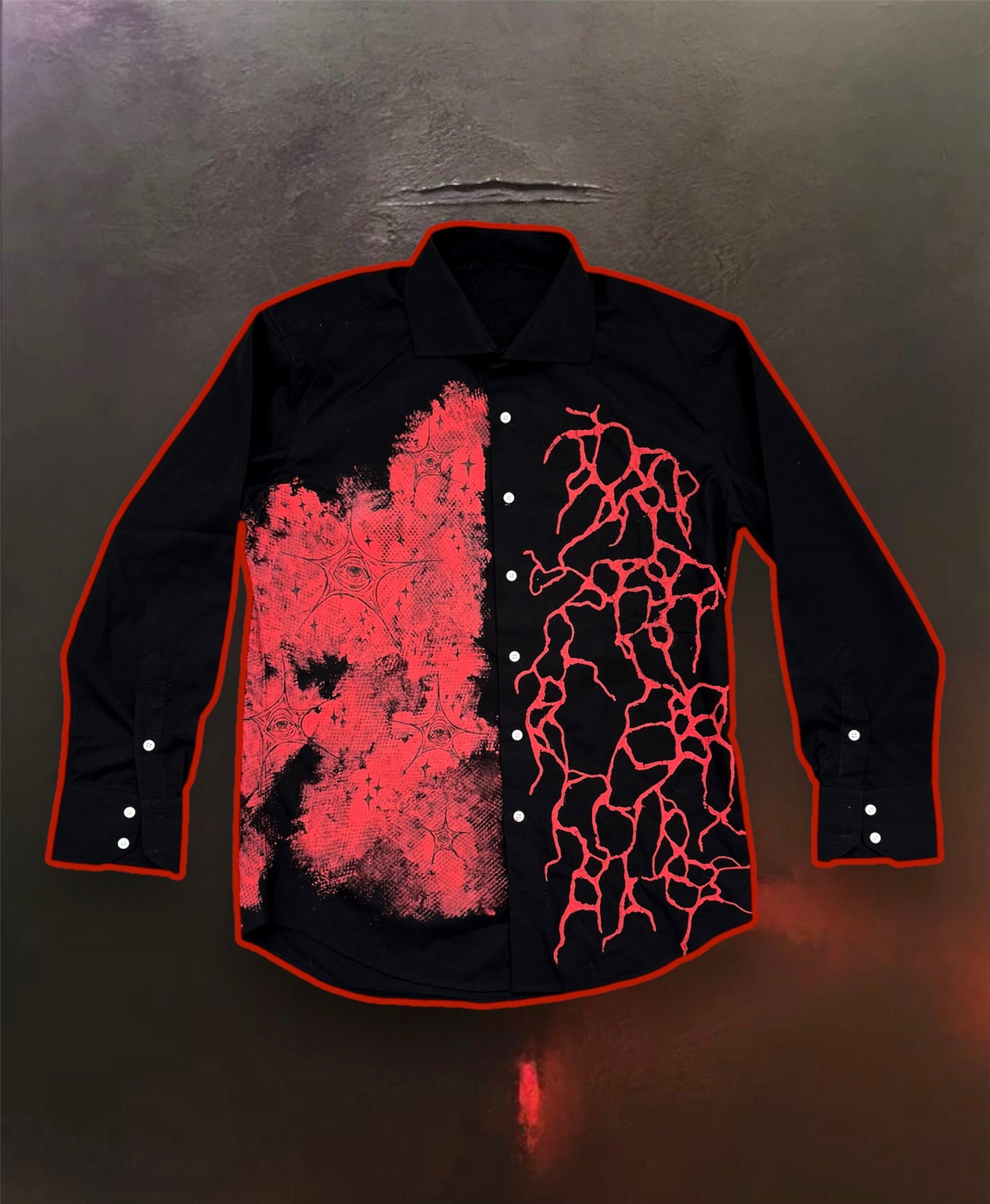 “Rave pain” upcycled shirts