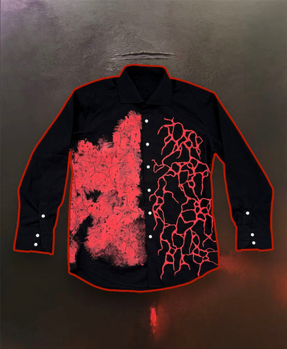 “Rave pain” upcycled shirts