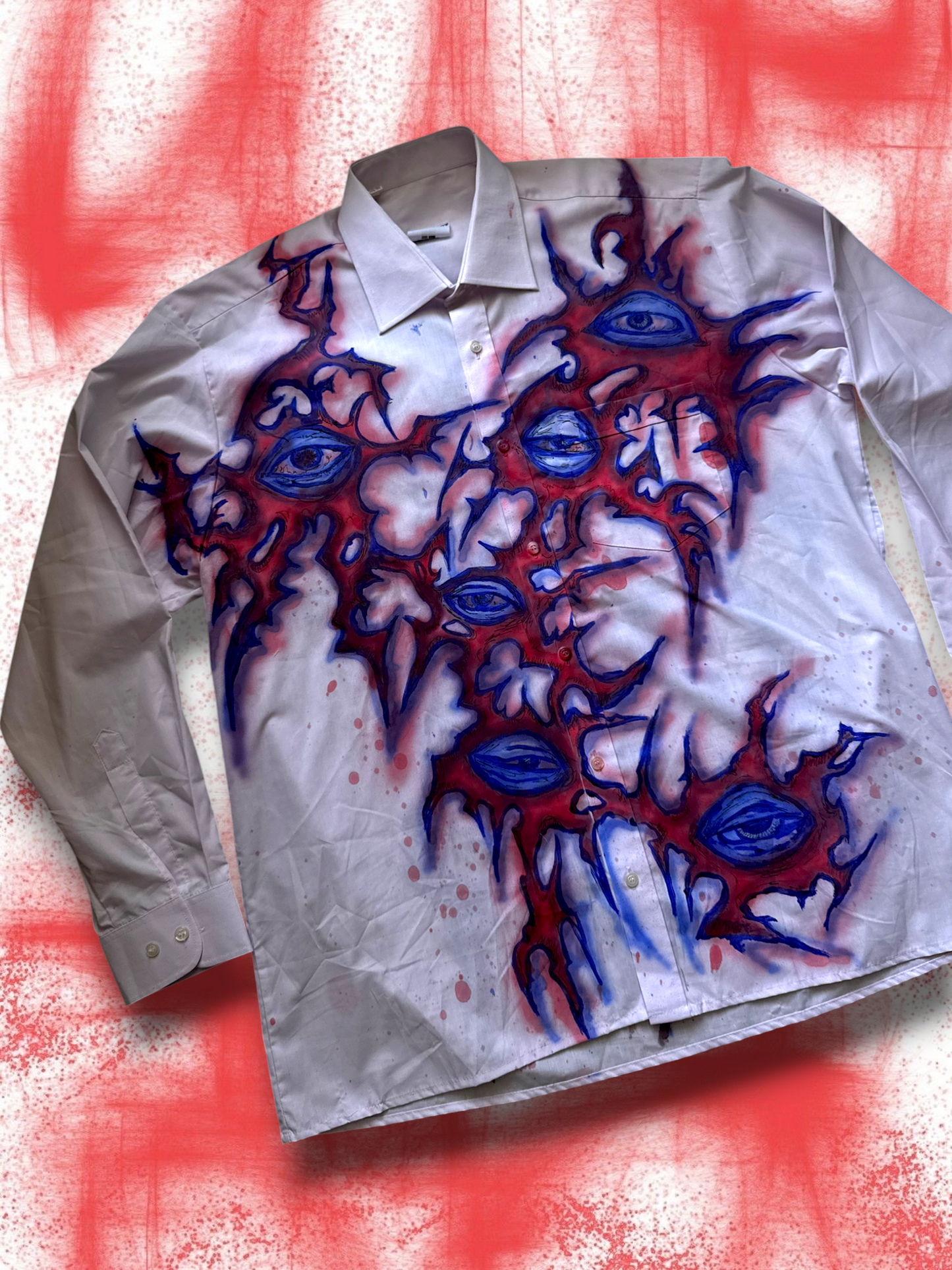 1/1 Painted lilac shirt
