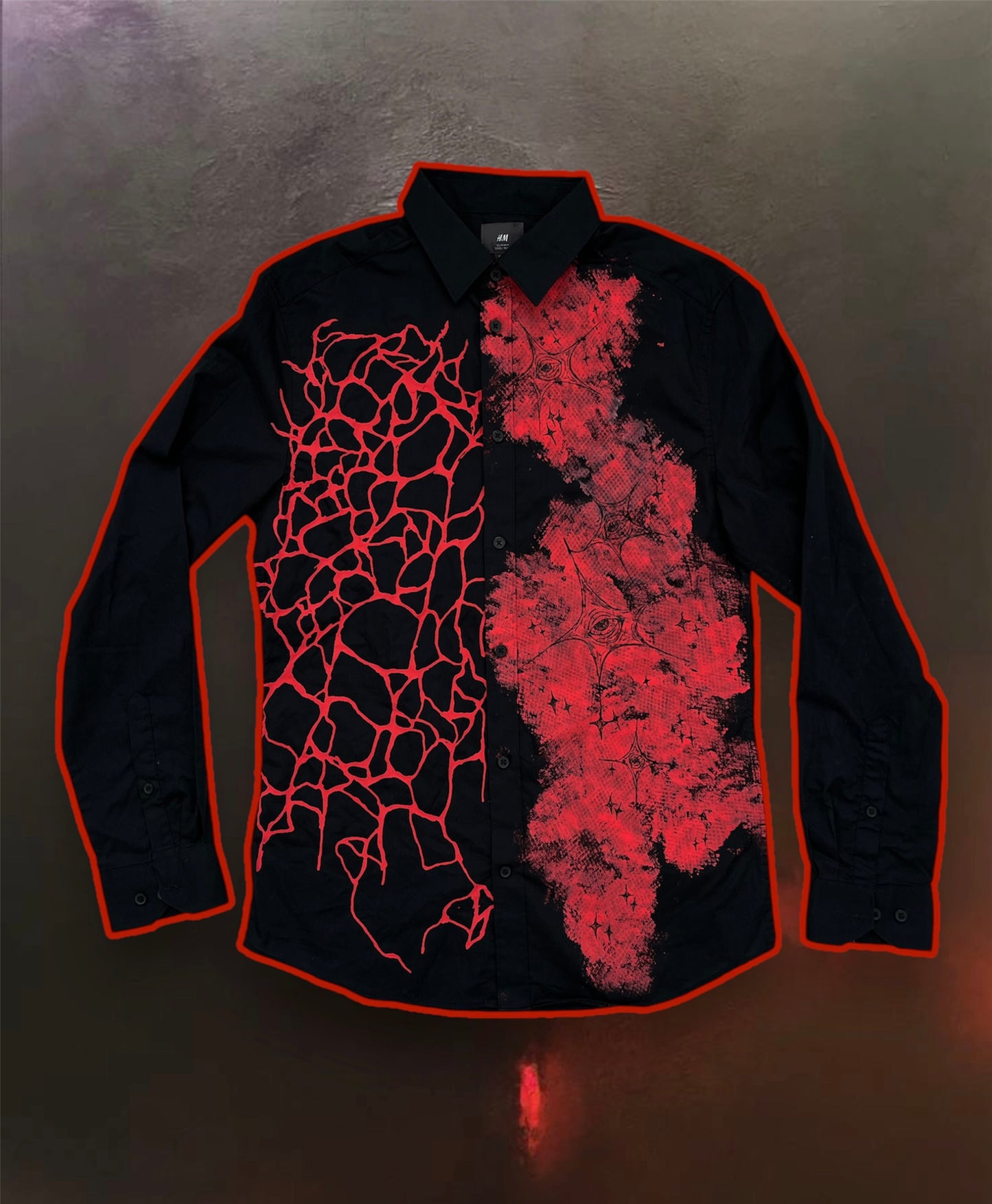 “Rave pain” upcycled shirts