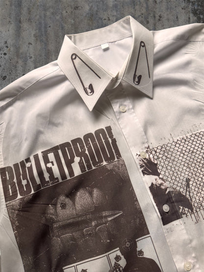 “Hood” 1/1 white shirt