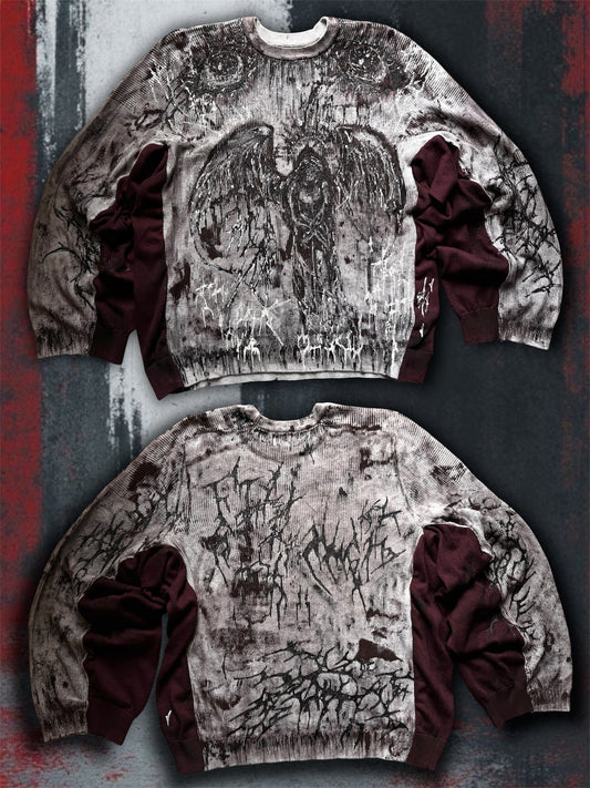 “Angels see” 1/1 sweater