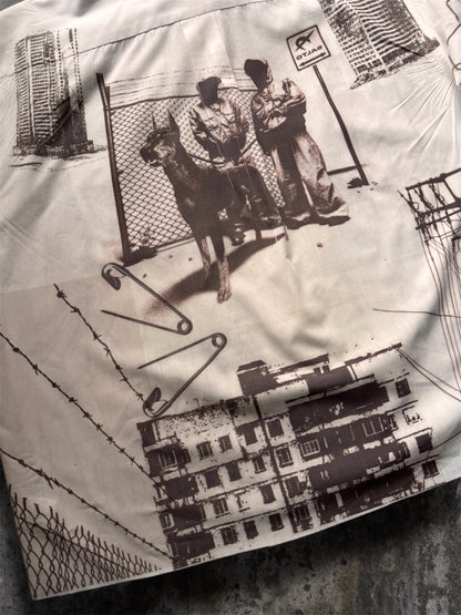 “Hood” 1/1 white shirt