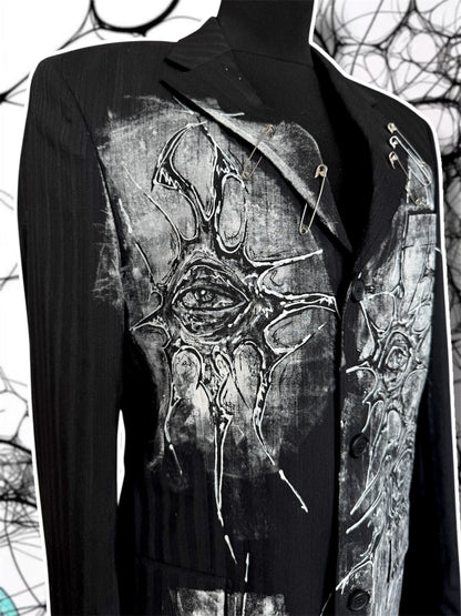 “Angelic” hand painted blazer