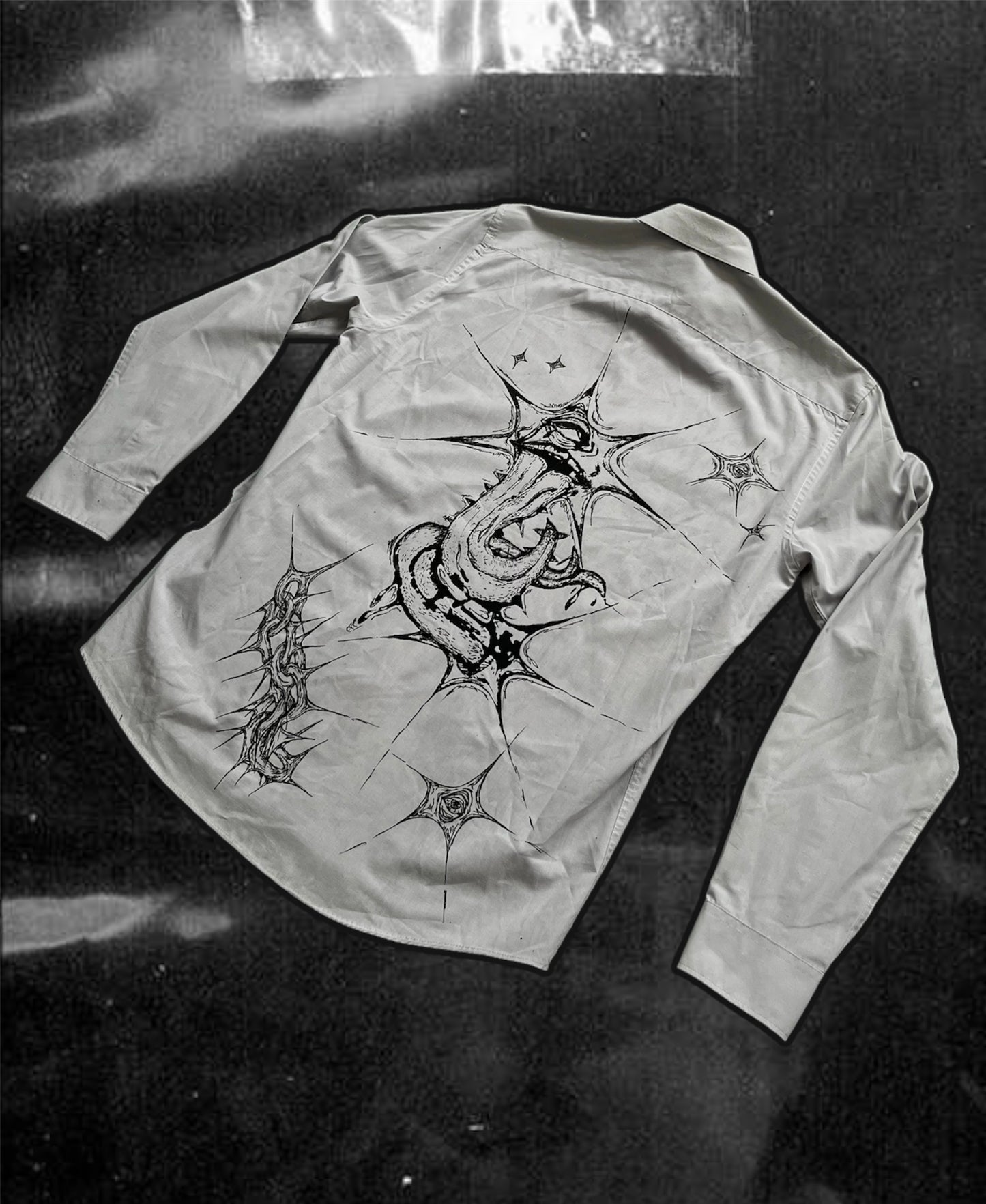 “EATING GOD” punk/alt style shirt