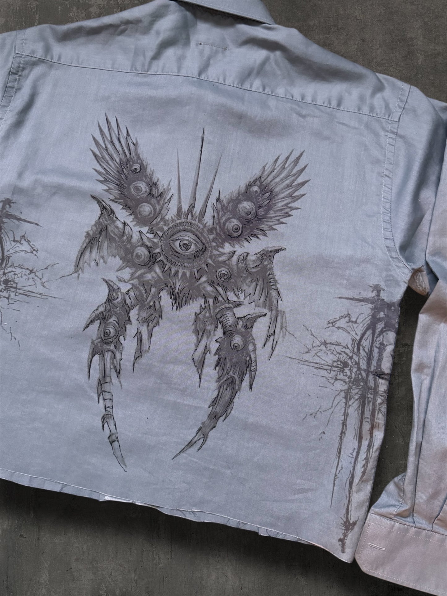 “Angel protection” remade grey shirt