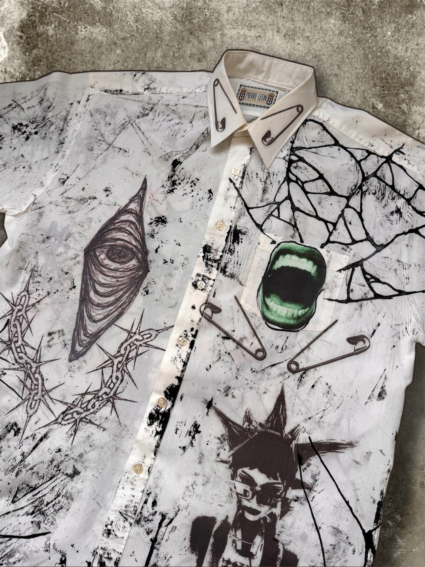 “Alien Bert” upcycled shirt