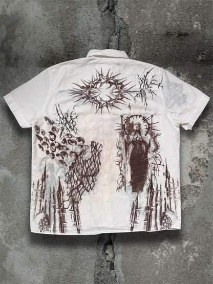 “Magic church” remade white shirt
