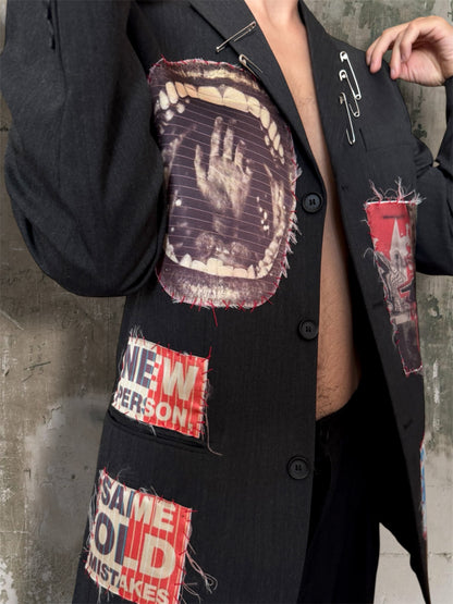 “Mistakes” upcycled blazer