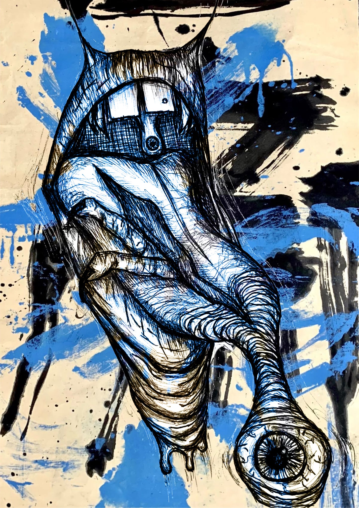 “Growing tongue” art print