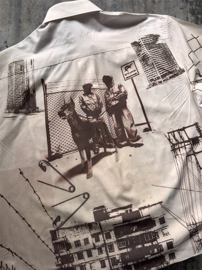 “Hood” 1/1 white shirt