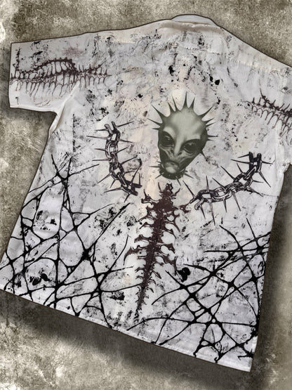 “Alien Bert” upcycled shirt