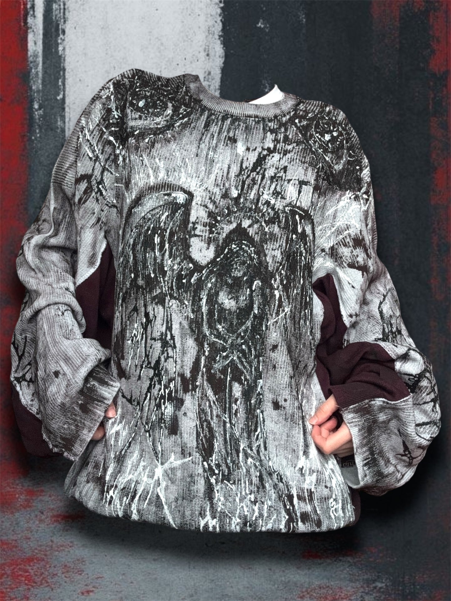 “Angels see” 1/1 sweater