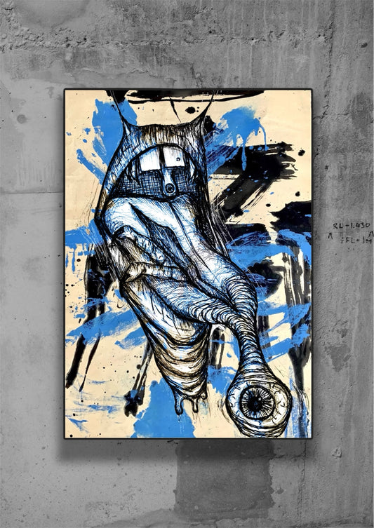 “Growing tongue” art print