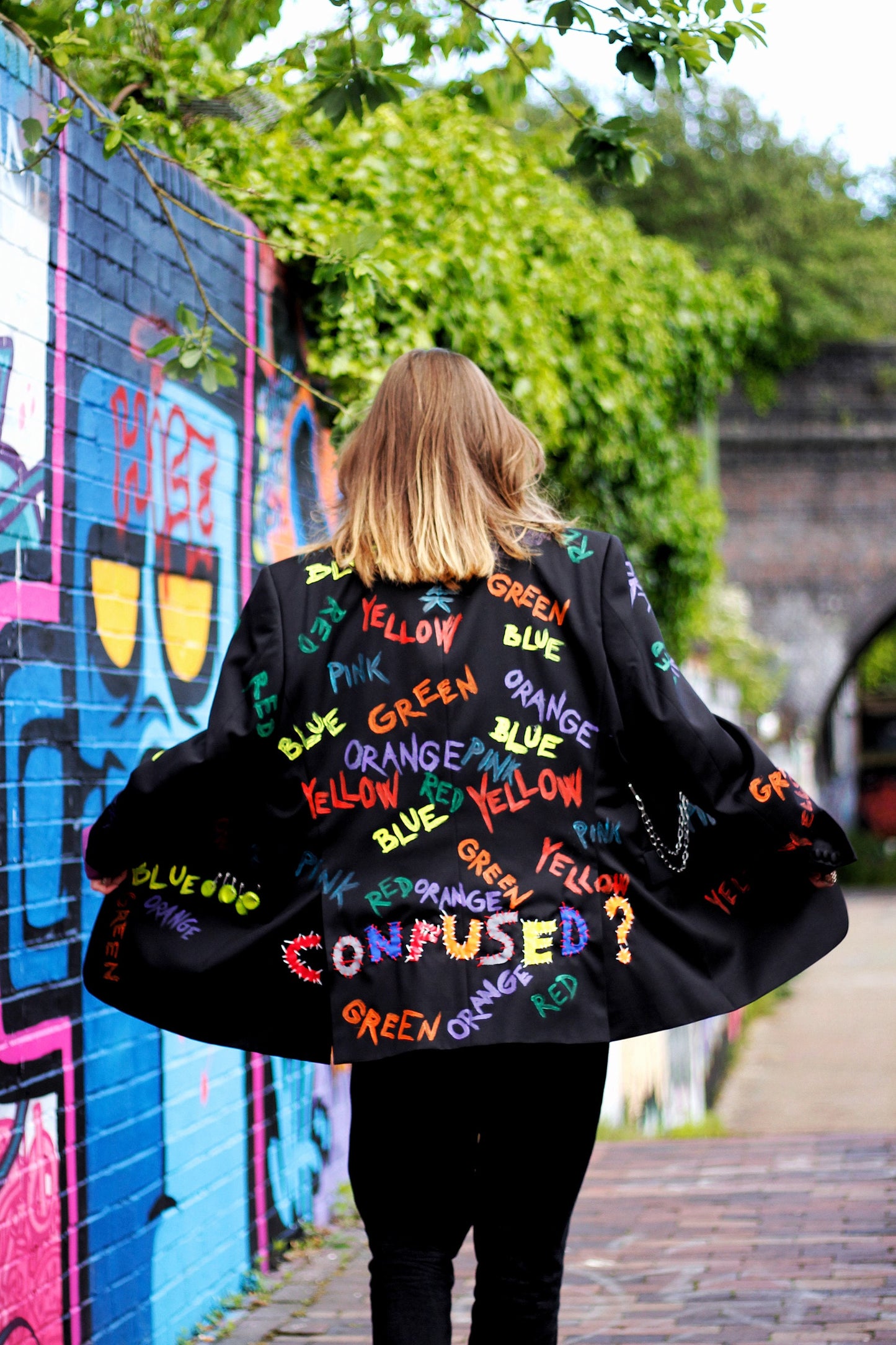 CONFUSED? Upcycled unisex blazer/custom blazer