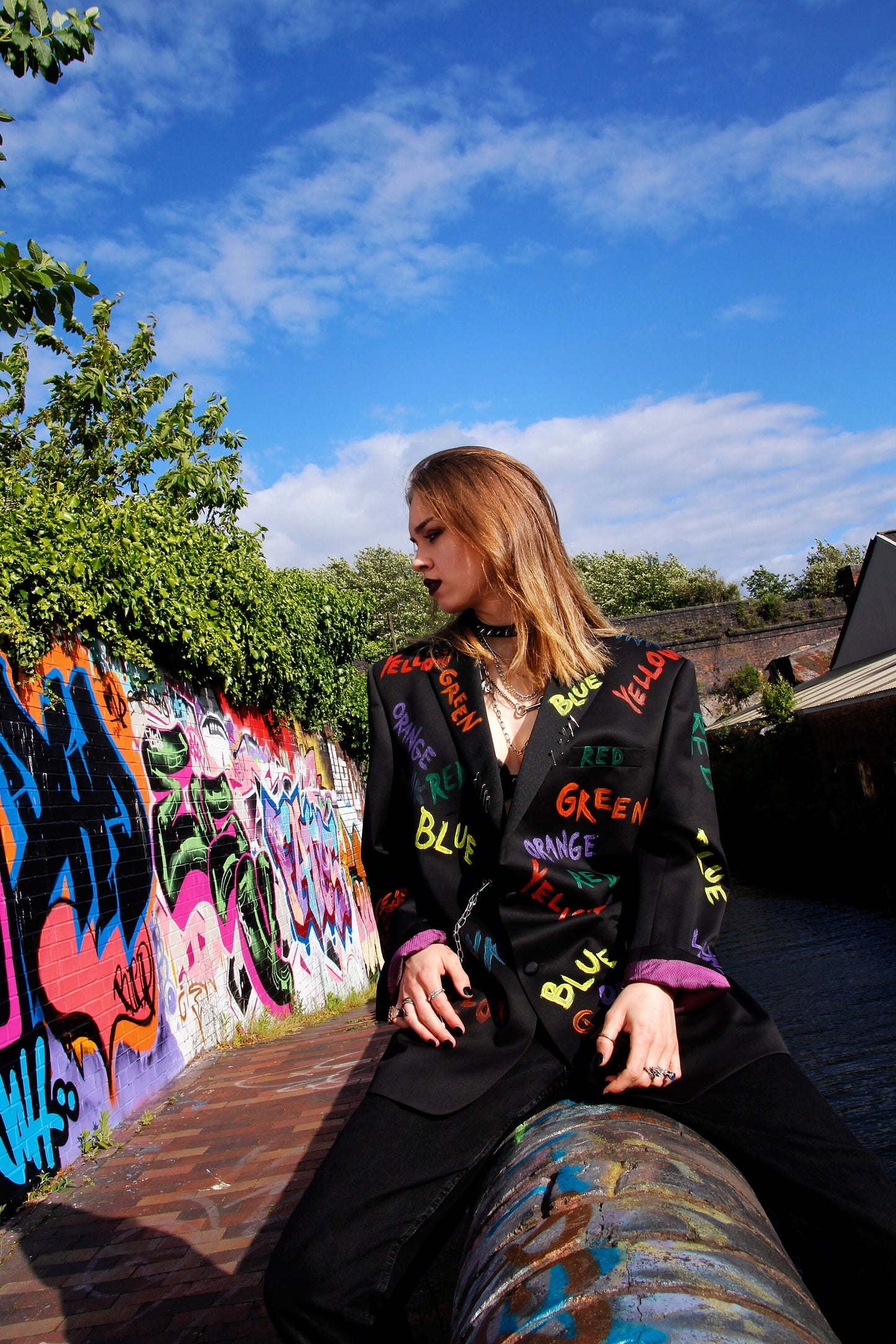 CONFUSED? Upcycled unisex blazer/custom blazer